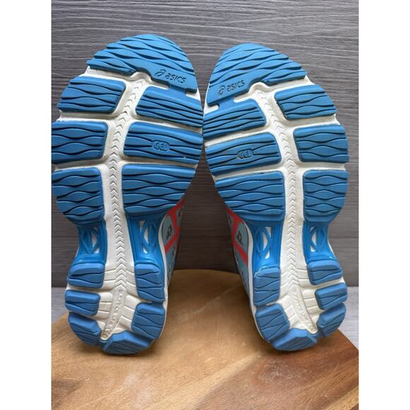 Asics GEL Cumulus 17 Aqua Blue Silver Running Shoes Women US 8 T5D8N - Picture 7 of 8